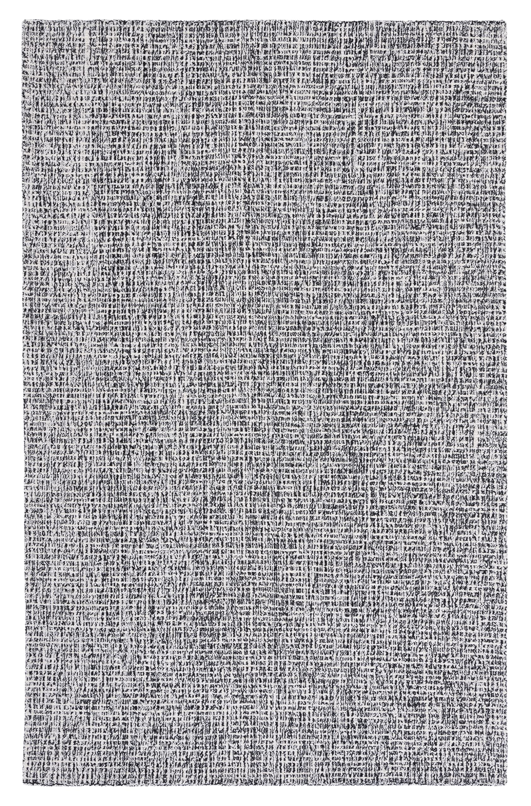 Safavieh Abstract Collection Accent Rug - 4' X 6', Black & Ivory, Handmade Wool, Ideal For High Traffic Areas In Entryway, Livin